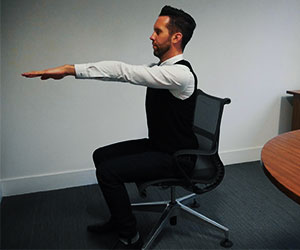 Chair-based arm exercise